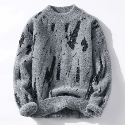 Clothing High Quality Fashion Sweaters/Male Loose Casual Knitted Pullover/Man Casual Round Neck Sweaters