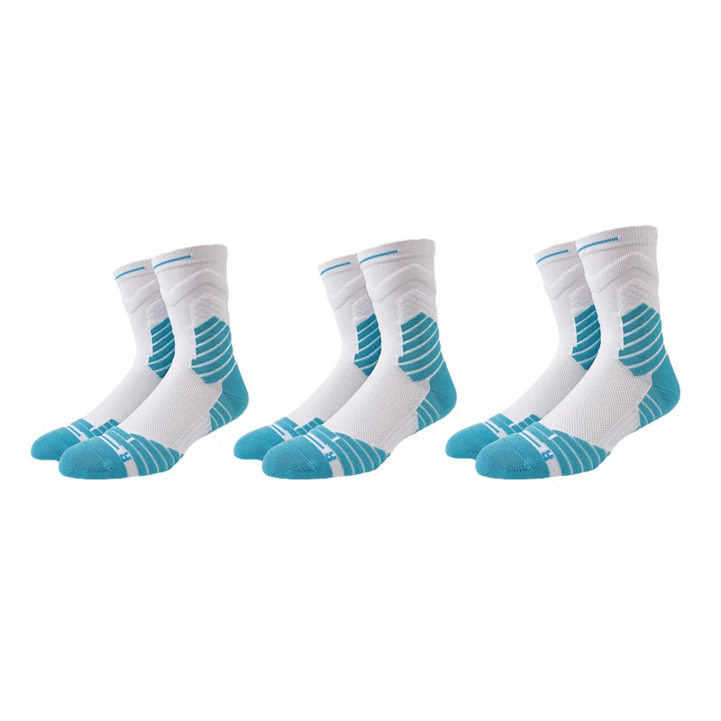 Practical Basketball Socks Sport For Men Socks Towel Bottom Thickened Shock Absorption Women Football Socks